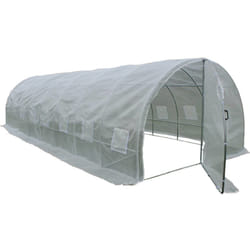 Habitat Et Jardin - Serre tunnel de jardin avec porte 'Mimosa' - 180 g/m² - 24 m² - 8 x 3 x 2 m