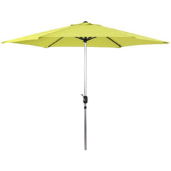 Habitat Et Jardin - Parasol jardin droit Alu 'Sol' - Rond - ø 3m - Vert