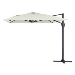 Parasol jardin déporté alu Sun 4 3 x 4 m - Ecru