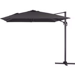 Habitat Et Jardin Parasol Déporté "sun 4" - 3 X 4 M - Noir