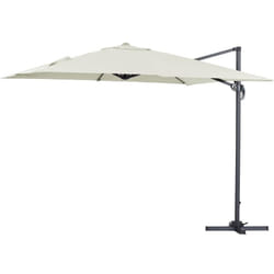 Habitat Et Jardin - Parasol déporté 'Sun 3' - 3 x 3 m - Ecru