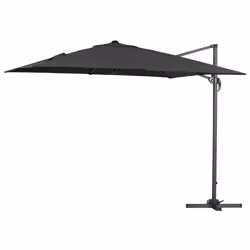 Habitat Et Jardin Parasol Jardin Déporté Alu "sun 3" 3 X 3 M - Noir