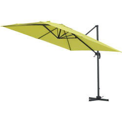 Habitat Et Jardin - Parasol jardin déporté alu 'Sun 3' 3 x 3 m - Vert