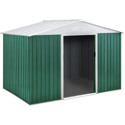 Habitat Et Jardin - Abri de jardin métal Rosas - Vert - 4,07 M²
