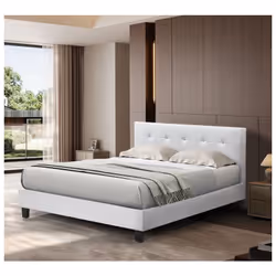 Description générale Le lit 'Julia' est un modèle élégant en PVC avec une finition brillante, alliant style et qualité. Avec  ...