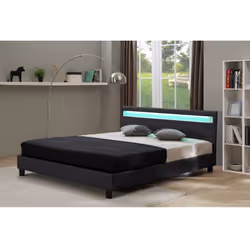 Description générale Le lit LED 'Maria' est un meuble design et élégant qui allie esthétisme et confort. Il est conçu pour de ...