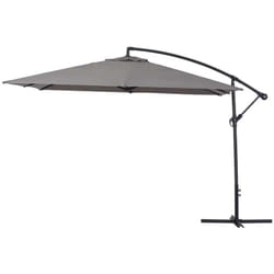 Habitat Et Jardin - Parasol jardin déporté Alu 'Ilios 3' - Carré - 3 x3 m - Gris