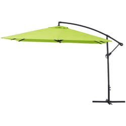 Habitat Et Jardin - Parasol jardin déporté Alu 'Ilios 3' - Carré - 3 x3 m - Vert