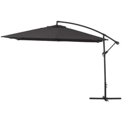 Habitat Et Jardin Parasol Jardin Déporté  Alu "ilios 3" - Carré - 3 X3 M - Noir