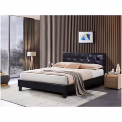 Description générale Le lit 'Julia' est un lit double en PVC à la finition brillante, alliant style, esthétique et qualité. A ...