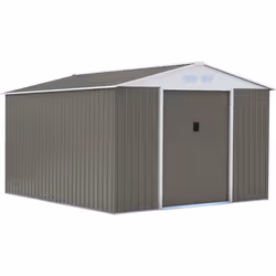 Habitat Et Jardin Abri De Jardin Métal "dallas" - 15,16 M² - Taupe