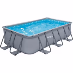 Habitat Et Jardin Piscine Tubulaire Ludo 3 - 5.49 X 2.74 X 1.32 M - Filtration à Sable 4.1 M3/h