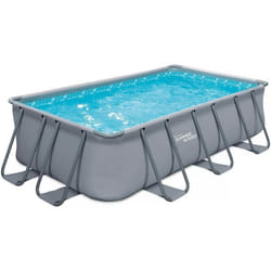 Habitat Et Jardin Piscine Tubulaire Ludo 3 - 5.49 X 2.74 X 1.32 M - Filtration à Sable 4.1 M3/h