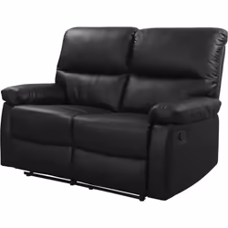 Habitat Et Jardin Canapé Relax "lincoln" - 147 X 89 X 103 Cm - 2 Places - Noir
