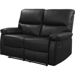 Habitat Et Jardin Canapé Relax "lincoln" - 147 X 89 X 103 Cm - 2 Places - Noir