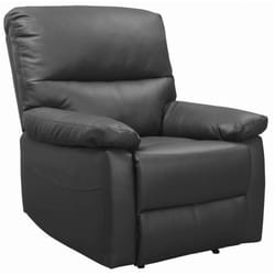 Fauteuil relax 'Lincoln' - 90 x 89 x 103 cm - Gris