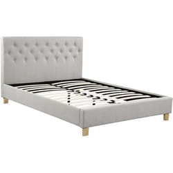 Habitat Et Jardin Lit Double "emmy" - 140 X 190 Cm - Beige