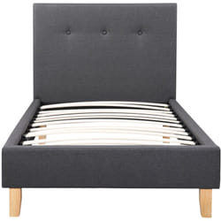 Lit 'Elise' - 90 x 190 cm - Gris foncé