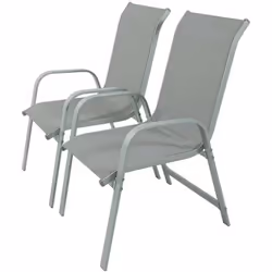 Lot de 2 fauteuils de jardin "Porto" Vous aimerez les fauteuils Porto pour leur robustesse et leur élégance joint à une touch ...