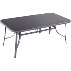 Description générale La table de jardin 'Cordoba' en acier avec plateau en verre apporte une touche industrielle à votre terr ...