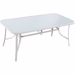 Table de jardin "Cordoba" Cette table de jardin en acier a un design de style industriel à votre patio, jardin ou salle à man ...