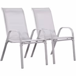 Description générale Lot de 2 fauteuils de jardin 'CORDOBA' alliant élégance et modernité. Avec leur structure solide et légè ...