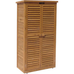 Armoire de jardin 'Space' - 87 x 46.5 x 160 cm - Marron