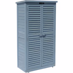 Description générale Cette armoire de jardin 'Space' en bois de sapin naturel est idéale pour organiser votre espace extérieu ...