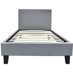 Lit 'Lina' - 90 x 190 cm - Gris clair