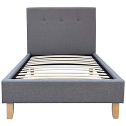 Lit 'Elise' - 90 x 190 cm - Gris
