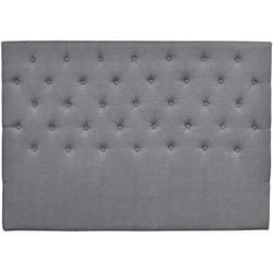 Habitat Et Jardin - Tête de lit capitonnée 'Déco' - 189 cm - Gris - En tissu