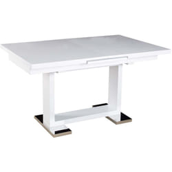 Habitat Et Jardin - Table repas extensible 'Toda' - 140/180 x 90 x 77 cm - Blanc
