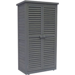 Armoire de jardin 'Space' - 87 x 46.5 x 160 cm - Anthracite
