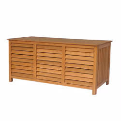 Coffre de jardin en bois "Macao" Des rangements dans le jardin Le coffre de jardin Macao vous propose un véritable espace de  ...