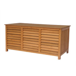 Coffre de jardin en bois "Macao" - 130 x 64 x 60 cm - Marron