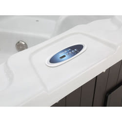 Habitat Et Jardin Spa Led "haïti" 4 Places - Enceintes Bluetooth Intégrées - Blanc