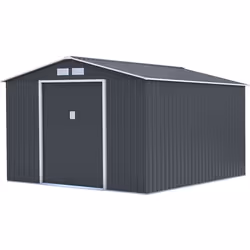 Habitat Et Jardin Abri De Jardin Métal "vegas" - 8,83 M² - Gris