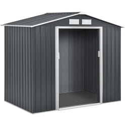 Abri de jardin métal "Vegas" - 2,7 m² - Gris