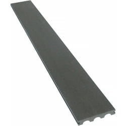 Lot de 3 lames de terrasse composite pleines - Long: 2,4m - 1m2- Gris foncé