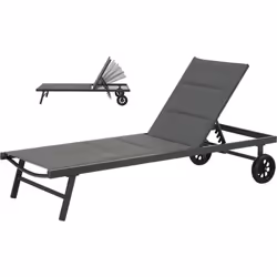 Description générale Profitez de moments de détente inoubliables avec le bain de soleil Bella. Parfait pour votre jardin, ter ...