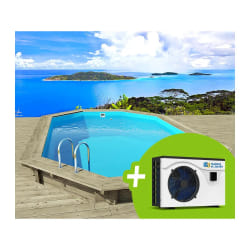 HABITAT ET JARDIN Piscine bois Palma