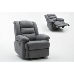 Habitat Et Jardin Fauteuil Relax "buckingham" - 85 X 93 X 100 Cm - Gris Clair