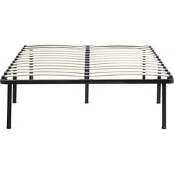 Habitat Et Jardin - Cadre à lattes + pieds pour matelas 140 x 190 cm - 26 lattes