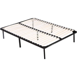 Habitat Et Jardin Cadre à Lattes + Pieds Pour Matelas De 140 X 190 Cm - 20 Lattes