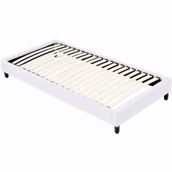 Description générale Ce sommier tapissier est conçu pour un matelas de 90 x 190 cm, idéal pour optimiser l'espace dans les ch ...