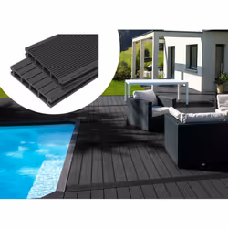 Pack 5 m² - Lames de terrasse composite alvéolaires Laissez-vous séduire par ces magnifiques lames de terrasse. Elles se clou ...