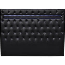 Habitat Et Jardin Tête De Lit "déco" Led - 149 Cm - Noir