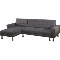 Description générale Misez sur la fonctionnalité et le design avec le canapé 'Théo'. Ce modèle convertible et réversible de 4 ...