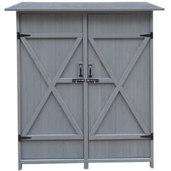 Armoire de jardin 'Espacio' - 140 x 49 x 162 cm - Anthracite