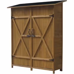 Habitat Et Jardin Armoire De Jardin "espacio"- 140 X 49 X 162 Cm - Marron